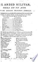 El Ardid militar. Pieza en un acto, etc. [In verse.]