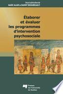 Élaborer et évaluer les programmes d'intervention psychosociale