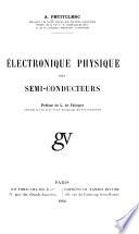 Électronique physique des semi-conducteurs