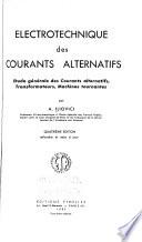 Électrotechnique des courants alternatifs