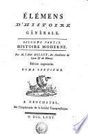 ÉLÉMENS D'HISTOIRE GÉNÉRALE.