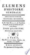 Élémens D'Histoire Générale