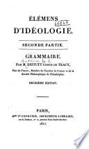 Élémens d'idéologie ...