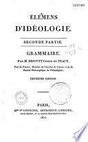 Elémens d'idéologie