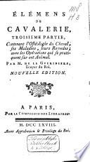 Élemens de cavalerie ...