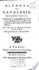 Élemens de cavalerie ...
