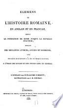 Elemens de l'histoire Romaine