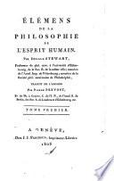 Élémens de la philosophie de l'esprit humain