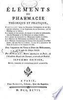 Elemens de Pharmacie ...