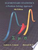 Elementary Statistics: A Problem Solving Approach 4th Edition