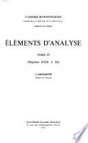 Éléments d'analyse