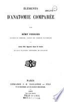 Eléments d'anatomie comparée