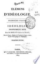 Élements d'idéologie