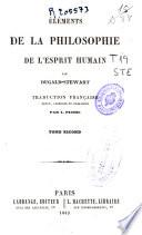 Eléments de la philosophie de l'esprit humain
