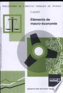 Eléments de macro-économie