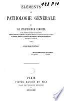Éléments de pathologie générale