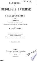 Eléments de pathologie interne et de thérapeutique