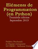 Eléments de Programmation (en Python) - Troisième édition