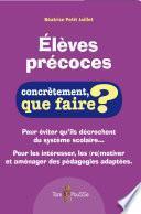 ÉLÈVES PRÉCOCES