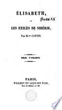 Elisabeth, ou les exilés de Sibérie