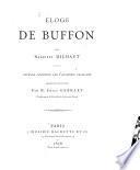 Éloge de Buffon par Narcisse Michaut ouvrage couronné par l'Académie française précédé d'une notice par M. Émile Gebhart