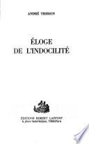 Éloge de l'indocilité