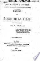 Éloge de la folie