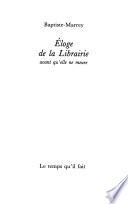 Eloge de la librairie