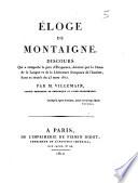 Éloge de Montaigne