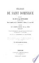 Éloge de Saint Dominique prononcé par Mgr de la Bouillerie