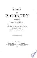 Éloge du P. Gratry