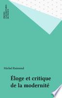 Éloge et critique de la modernité