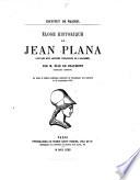 Eloge historique de Jean Plana