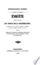 Emigration Suisse