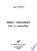 Émile Verhaeren hier et aujourd'hui