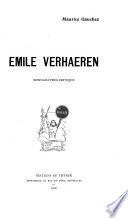 Emile Verhaeren. Monographie-critique