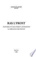Emmanuel Ratier présente Ras l'front