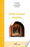 Emotion et sciences