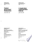 Emploi Dans L'administration Publique Fédérale