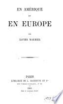 En Amérique et en Europe