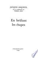 En brûlant les étapes