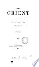 En Orient, impressions et réminiscences [by count N. Adlerberg].
