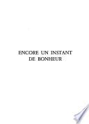 Encore un instant de bonheur