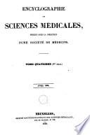 Encyclographie des sciences médicales