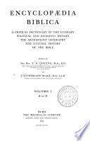 Encyclopædia Biblica