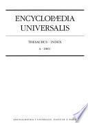 Encyclopædia universalis: Thesaurus index