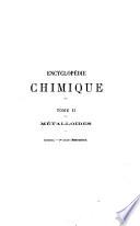 Encyclopédie chimique