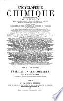 Encyclopédie chimique