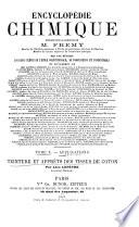 Encyclopédie chimique publiée sous la direction de M. Fremy