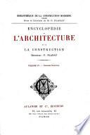 Encyclopédie de l'architecture et de la construction